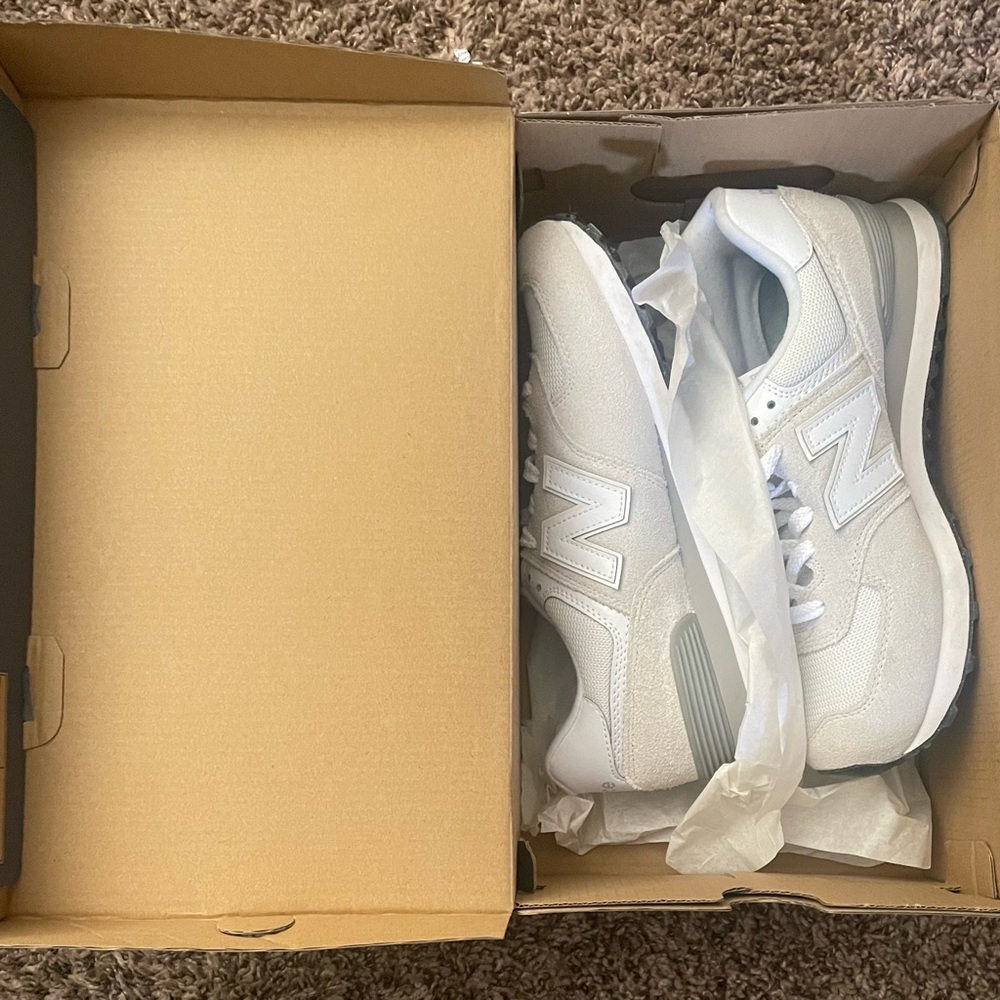 New Balance White Sneakers